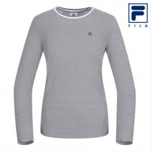 FILA Small Logo Long Sleeves Shirt - Grey
